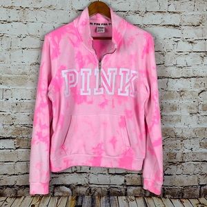 VS PINK Women’s Quarter Zip Pullover Sweatshirt